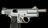 Browning Hi-Power, 99%, BELGIUM MADE, SATIN CHROME, vintage firearms inc - 4 of 16