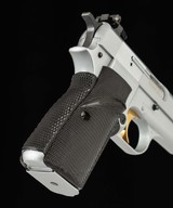 Browning Hi-Power, 99%, BELGIUM MADE, SATIN CHROME, vintage firearms inc - 13 of 16