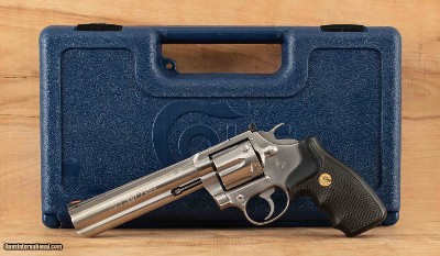 Colt King Cobra, .357 Magnum – 6”, STAINLESS STEEL, CASE, vintage firearms inc
