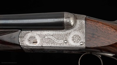 George Gibbs 20 Ga. – EJECTORS, 80% ENGRAVED, 5LBS. 5OZ., vintage firearms inc