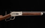 Winchester 1886 .45-90 - 1/2 MAG, 28” OCTAGON, CODY LETTER, vintage firearms inc - 4 of 21