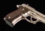 Beretta Model 84FS Cheetah .380ACP – UNFIRED, NICKEL, 100%, 2 MAGS, vintage firearms inc - 15 of 19