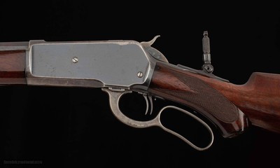 Winchester M1886 .40-82 – SEMI DLX, SET TRIGGER, ORIGINAL, Vintage Firearms - Image 9 of 24