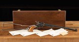 Colt SAA 16” – FACTORY SPECIAL ENGRAVED WITH GOLD, 1-OF-A-KIND, vintage firearms - 1 of 25