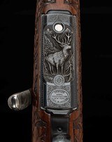Mannlicher PREMIER - RARE 280 REMINGTON FACTORY CARVED WOOD, vintage firearms inc - 19 of 25
