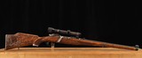Mannlicher PREMIER - RARE 280 REMINGTON FACTORY CARVED WOOD, vintage firearms inc - 1 of 25