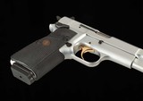 Browning Hi-Power 9mm – 99%+, 2001, SATIN CHROME, CASE, vintage firearms - 14 of 16