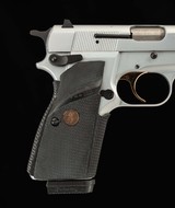Browning Hi-Power 9mm – 99%+, 2001, SATIN CHROME, CASE, vintage firearms - 9 of 16