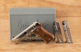Browning BDA-380 .380ACP – 100%, UNIFRED, 3 MAGS, CASED, vintage firearms - 1 of 17