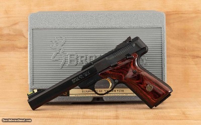 Browning Buckmark .22LR – 99%, CASED, MIRROR BORE, vintage firearms