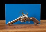 Colt SAA .38-40 – 1995, UN-FIRED, 100% NICKEL, BOX, COVER, vintage firearms - 1 of 20