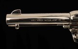 Colt SAA .38-40 – 1995, UN-FIRED, 100% NICKEL, BOX, COVER, vintage firearms - 17 of 20