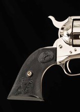 Colt SAA .45Colt,.45ACP – 1995, AS NEW, 100% NICKEL, 2 CYLINDERS, BOX, vintage firearms - 8 of 19