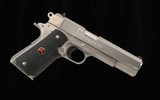 Colt Delta Elite 10mm – 98%, ALL STAINLESS STEEL, 9 RNDS, CASE, vintage firearms - 3 of 16