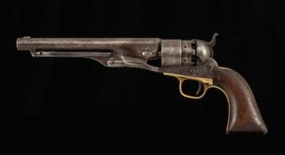 Colt Model 1860 Army, .44 CAL Cap & Ball - COLT CIVIL WAR HOLSTER, 3-SCREW, vintage firearms inc