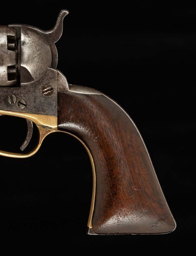 Colt Model 1860 Army, .44 CAL Cap & Ball - COLT CIVIL WAR HOLSTER, 3-SCREW, vintage firearms - Image 12 of 25