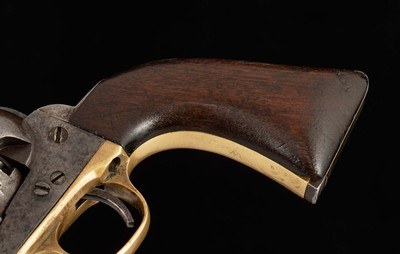 Colt Model 1860 Army, .44 CAL Cap & Ball - COLT CIVIL WAR HOLSTER, 3-SCREW, vintage firearms - Image 15 of 25
