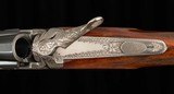 Ferlib 20 Ga – O/U, CREATIVE ART ENGRAVED, GOLD INLAYS, vintage firearms - 8 of 25