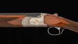 Ferlib 20 Ga – O/U, CREATIVE ART ENGRAVED, GOLD INLAYS, vintage firearms - 9 of 25