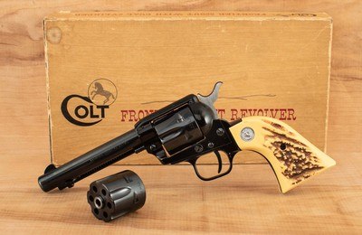 Colt Frontier Scout ‘62 .22LR/.22MAG – 99%, BOX, 2 CYLINDERS, vintage firearms
