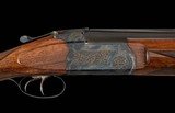 Boucher 12 Ga – FRENCH SUPERPOSED, 6 1/4LBS. HAND ENGRAVED, vintage firearms - 12 of 25