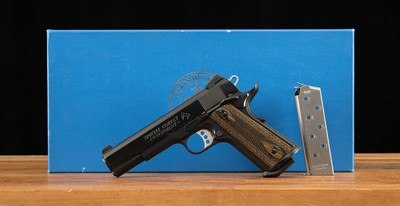 Colt 1911 Special Combat .45ACP – BLUED FINISH, BOX, TWO MAGS, vintage firearms