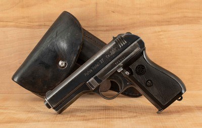 CZ Model 27 7.65mm – 1942, HOLSTER, MATCHING SERIAL No. WAFFENAMT, vintage firearms