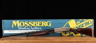 Mossberg 500 Centennial 12ga – UNFIRED, BOXED, vintage firearms