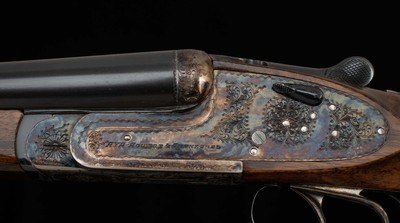 AyA Model 117 20 ga. TWO BARREL SET – RICH CASE COLOR, vintage firearms