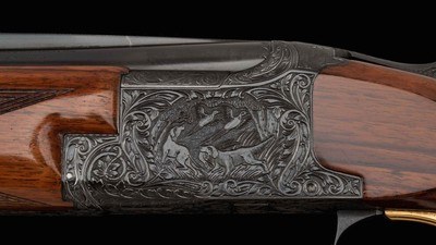 Browning Superposed 20 gauge -1962, LONG TANG ROUND KNOB, UPGRADE ENGRAVING, vintage firearms