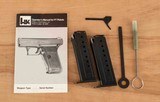 H&K P7M8 9mm Luger – FACTORY CASE, 2 MAGS, TOOLS, MANUAL, vintage firearms - 19 of 19