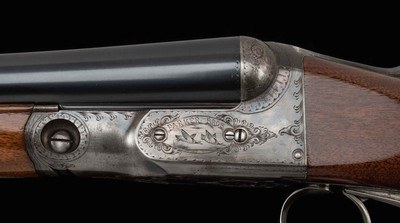 Parker GHE 12 gauge – 1930, 7LBS., GAME GUN, FACTORY CASE COLOR, vintage firearms