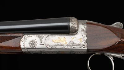 Ferlib 28 Ga – 99.5%, 5LB. 7OZ., GOLD INLAYS, FIGURED WOOD, vintage firearms