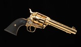 Colt Cowboy SA, Elvis Presley Western Tribute .45Colt – MINT, 24k, CASE, vintage firearms - 3 of 17