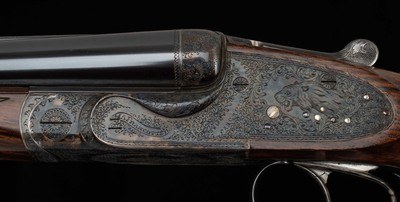 Auguste Francotte Sidelock Ejector Double Rifle .300 H&H Flanged Magnum – EXQUISITE, vintage firearms - Image 2 of 25