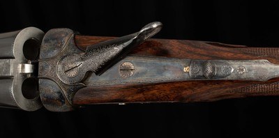 Auguste Francotte Sidelock Ejector Double Rifle .300 H&H Flanged Magnum – EXQUISITE, vintage firearms - Image 8 of 25