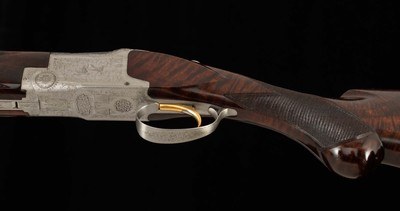 Browning Superposed Pigeon Grade 2 BRL set 28GA & .410 – EXQUISITE, CASED, vintage firearms - Image 16 of 25