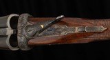 Wilhelm Foerster SLE 12 gauge – SIDELOCKS, GOLD INLAY, DEEP RELIEF OAK LEAF, vintage firearms - 8 of 24