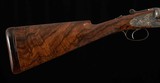 Wilhelm Foerster SLE 12 gauge – SIDELOCKS, GOLD INLAY, DEEP RELIEF OAK LEAF, vintage firearms - 6 of 24