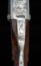 Francotte SLE 12 ga - GAME SCENE ENGRAVING, COIN FINISH, vintage firearms - 20 of 25