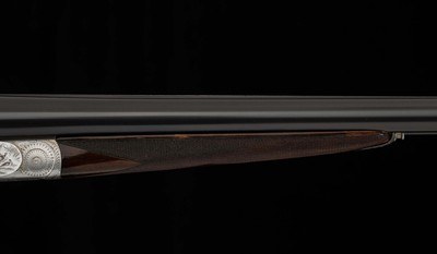 Francotte SLE 12 ga - GAME SCENE ENGRAVING, COIN FINISH, vintage firearms - Image 14 of 25