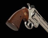 Colt Python .357 – 1985, STAINLESS STEEL, 99%, WALNUT GRIPS, vintage firearms - 9 of 14
