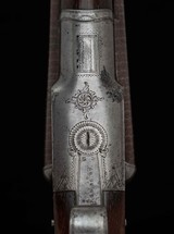 Lefever FE 16 gauge – 1902, F/F, BEAUTIFUL DAMASCUS, VFI CUSTOM LEATHER PAD, vintage firearms - 2 of 25