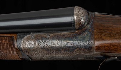 John Dickson & Son Round Body 12ga - UPGRADED, SCREW-INS, CASED, vintage firearms - Image 2 of 25