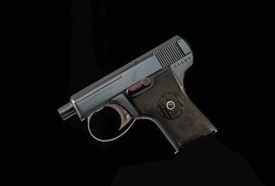 Harrington & Richardson Self Loader .25ACP – 98% CONDITION, RARE, 11OZ. vintage firearms