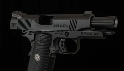 Wilson Combat CQB Elite Compact 9mm – VFI SERIES, BLACK EDITION, 9 RND, 4”, vintage firearms - Image 5 of 14