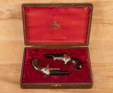Colt Deringer 4th Model Pair .22short – UNFIRED, CASED SET, vintage firearms - 1 of 6