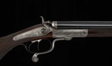 Charles Lancaster .410 Underlever Hammergun – BEAUTIFUL SCROLL ENGRAVING, vintage firearms - 3 of 25