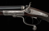 Charles Lancaster .410 Underlever Hammergun – BEAUTIFUL SCROLL ENGRAVING, vintage firearms - 1 of 25