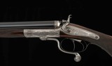 Charles Lancaster .410 Underlever Hammergun – BEAUTIFUL SCROLL ENGRAVING, vintage firearms - 9 of 25